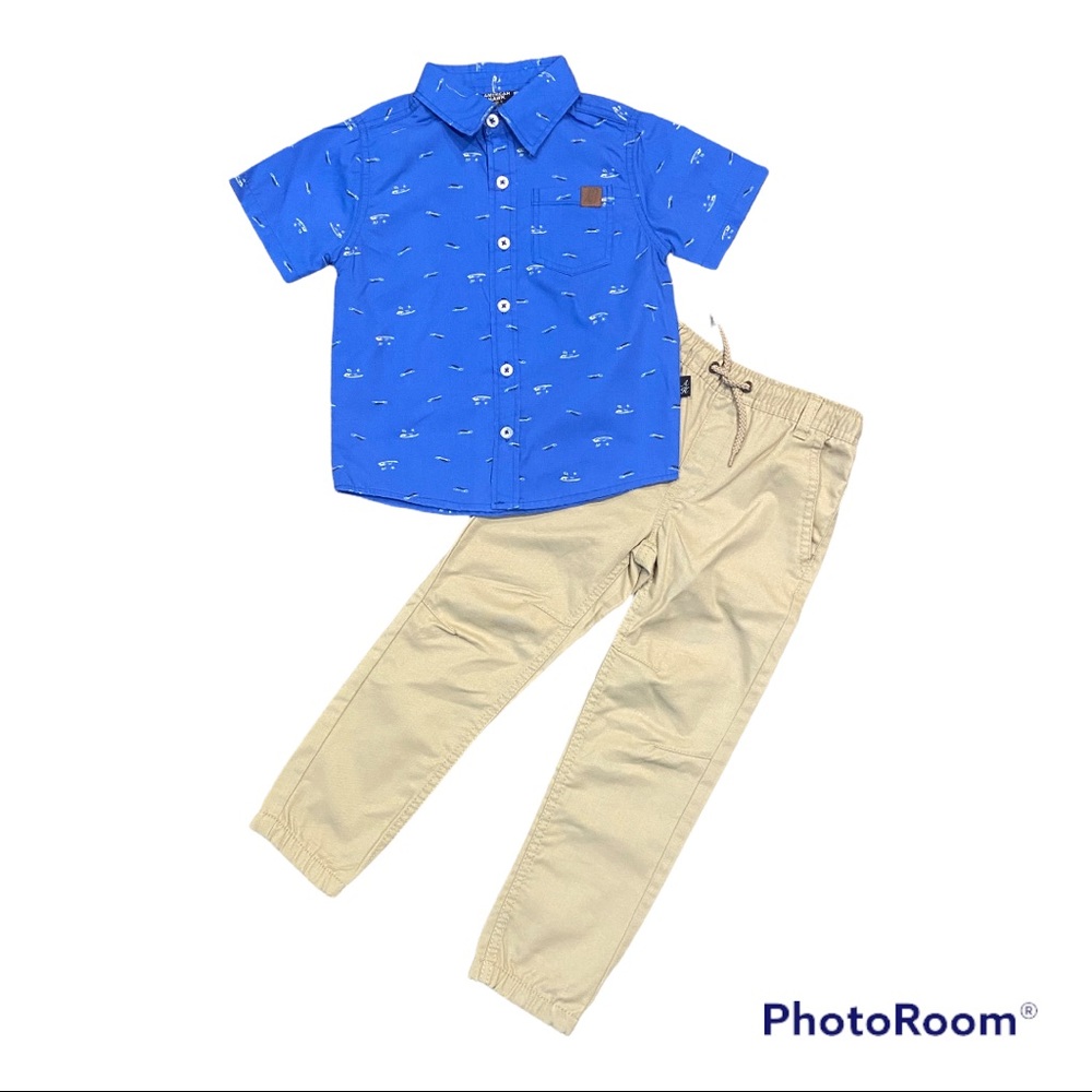 American Hawk outfit blue and khaki
